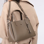 Bolsa Feminina em Couro Legítimo Média Transversal