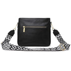 Bolsa de Ombro Única de Couro para Mulheres, Bolsa Straddle 100% Couro, Grande Capacidade, Bolsa Designer de Luxo
