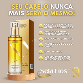 Spray de Cabelo SelaFios™ 10 em 1 + Brinde