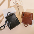 Mulheres mochila corpo cruz bolsa de ombro couro genuíno meninas escola feminina pele natural livro portátil mochila sacos do mensageiro