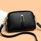 Bolsa Feminina Pequena Transversal com Zíper Duplo