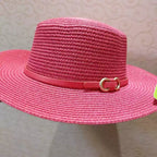 Chapéu Feminino Paris Luxo Maleável Palha Sintética