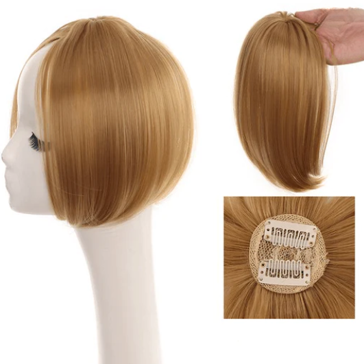 Peruca de Cabelo Topo Invisível Liso