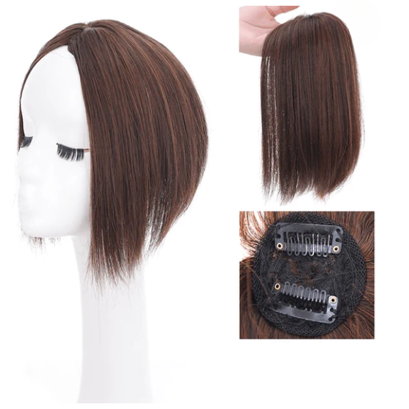 Peruca de Cabelo Topo Invisível Liso
