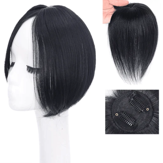 Peruca de Cabelo Topo Invisível Liso