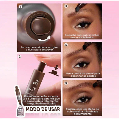 Preenchedor de Sobrancelhas - Brow Fection Angled