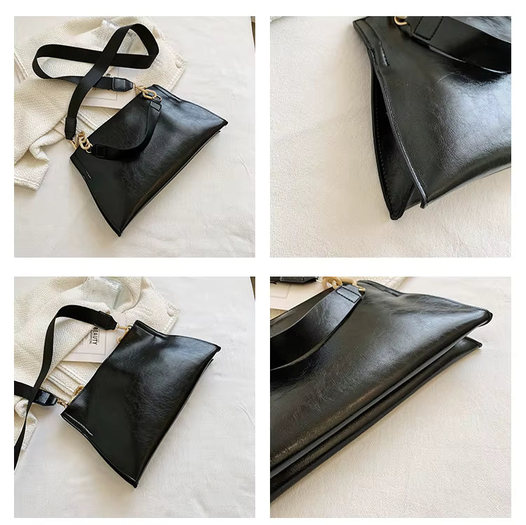 Bolsa Feminina Grande Transversal Tiracolo e de Ombro